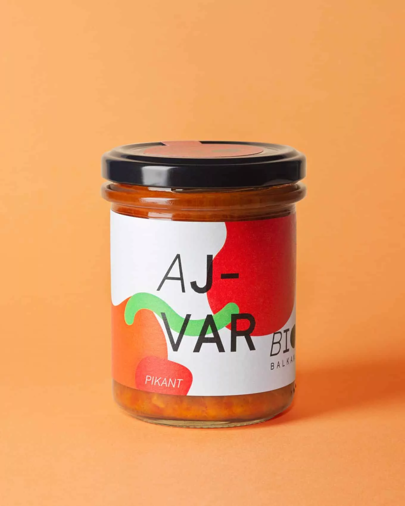 Bio Ajvar pikant im 200 Gramm Glas von BioBalkan