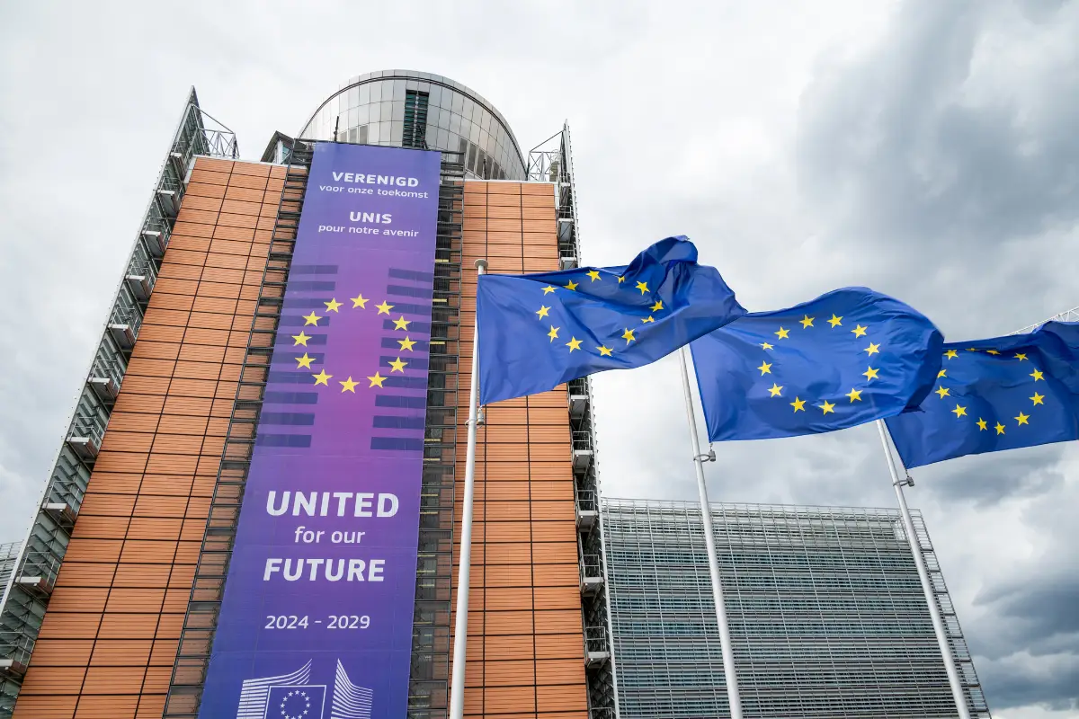 Das Berlaymont, das Gebäude der Europäischen Komission in Brüssel